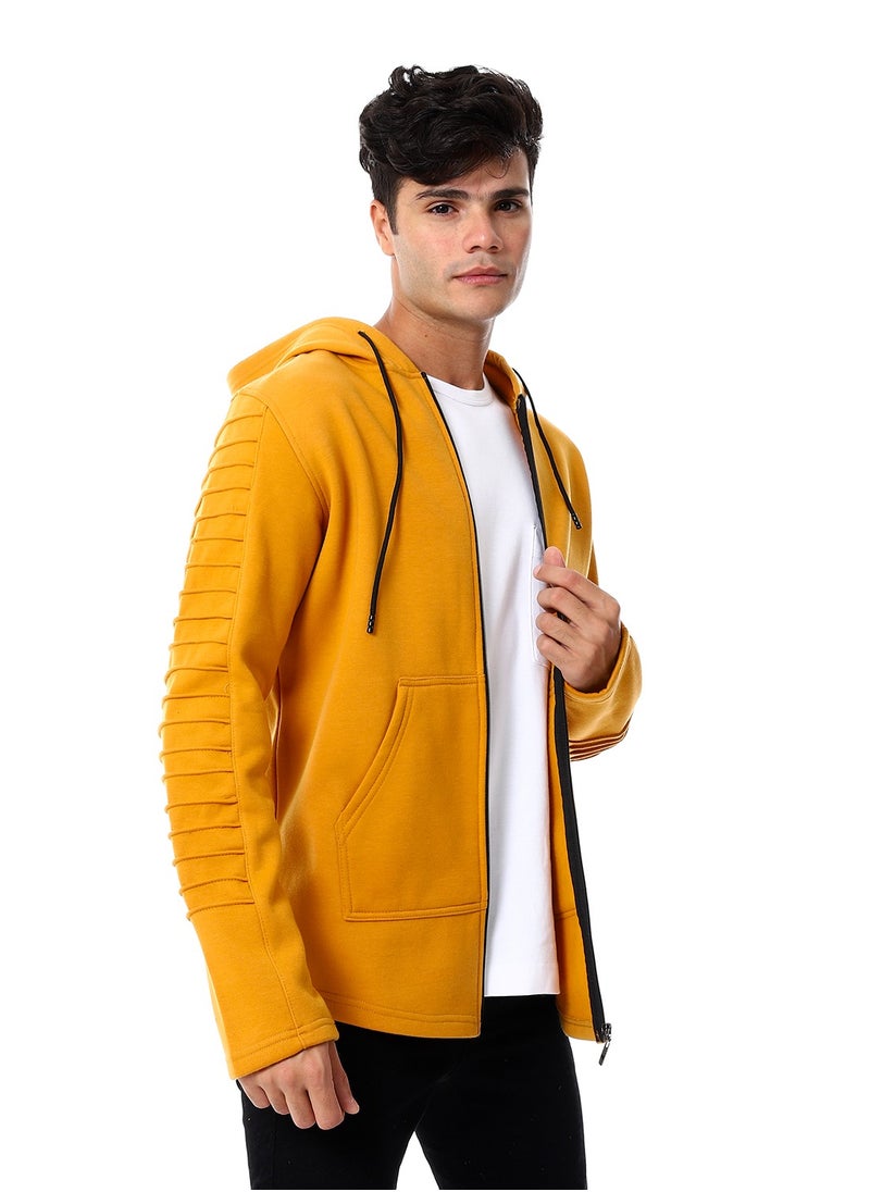 Caesar - Mens Front Pockets Zipped Hoodie - Image 1