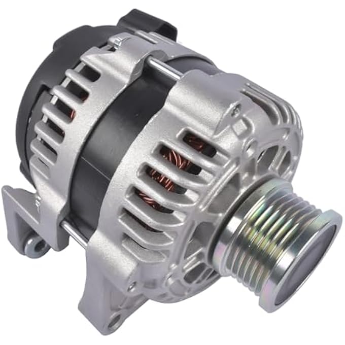 TEKKOAUTO Alternator 12V 100Amp CW 6-Groove Replacement for Chevy Sonic 2012-2018 L4 1.8L 13500577 13595628 - Image 1