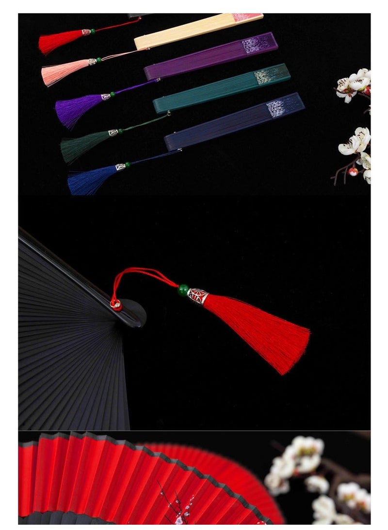 Chinese Style Printed Folding Fan Hanfu Performance Dance Craft Fan - Image 2