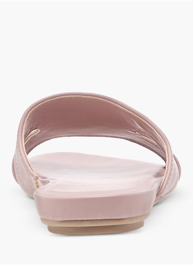 Le Confort Women Solid Slip-On Comfort Sandals  - Image 4