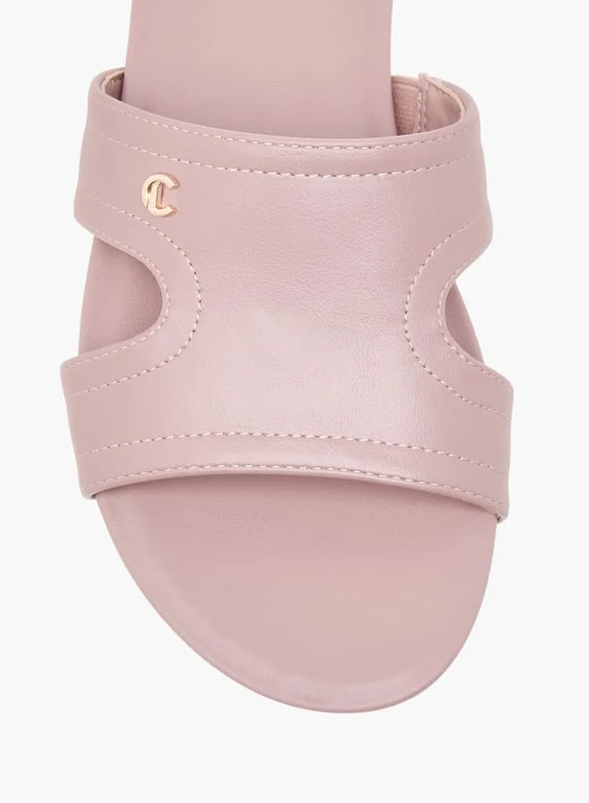 Le Confort Women Solid Slip-On Comfort Sandals