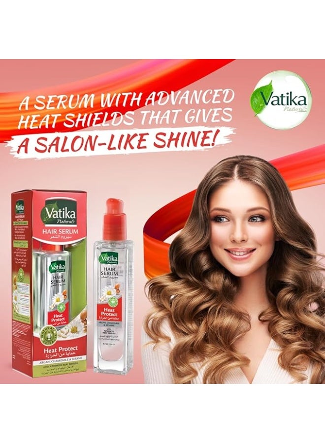 فاتيكا سيروم فاتيكا ناتشورالز لحماية الشعر من الحرارة (47 مل) – باللوز والبابونج والسمسم - Image 2