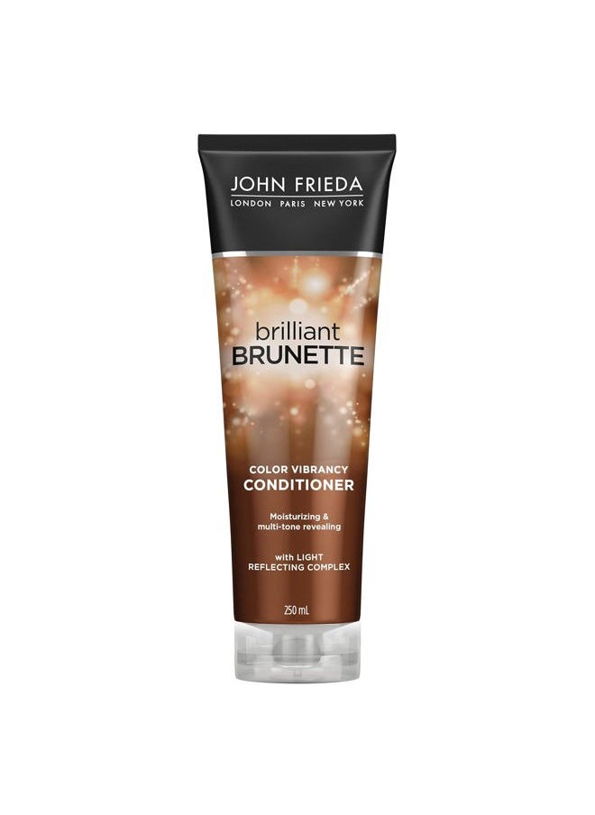 John Frieda - Brilliant Brunette Multi-Tone Revealing Moisturizing Conditioner 8.45 oz (Pack of 5) - Image 1