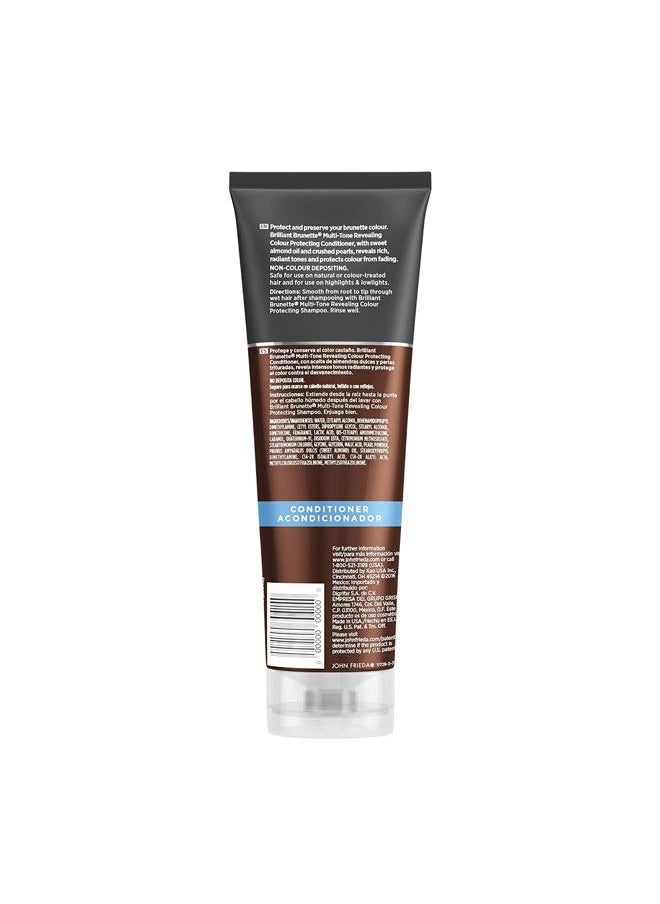 John Frieda - Brilliant Brunette Multi-Tone Revealing Moisturizing Conditioner 8.45 oz (Pack of 5) - Image 1