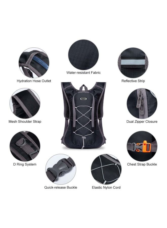 Generic Breathable Hydration Backpack With Water Bladder 50.0x30.0x1.5cm - Image 2