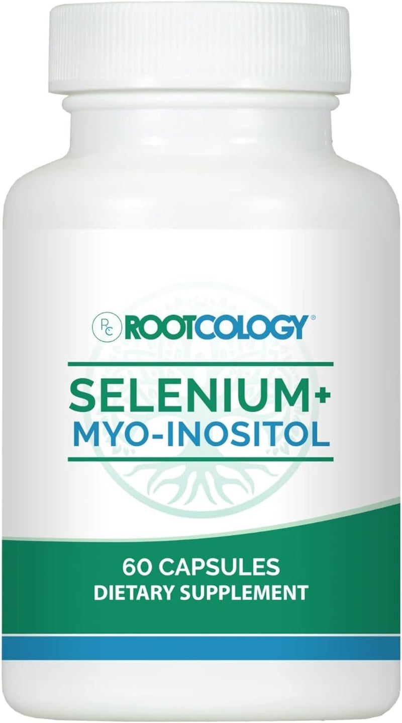 Rootcology by Dr Izabella Wentz  Selenium  MyoInositol  Comprehensive Blend to Promote Hormone Balance and Immune System Health  60 Capsules - Image 1