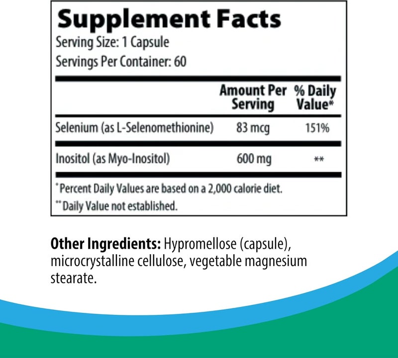 Rootcology by Dr Izabella Wentz  Selenium  MyoInositol  Comprehensive Blend to Promote Hormone Balance and Immune System Health  60 Capsules - Image 2