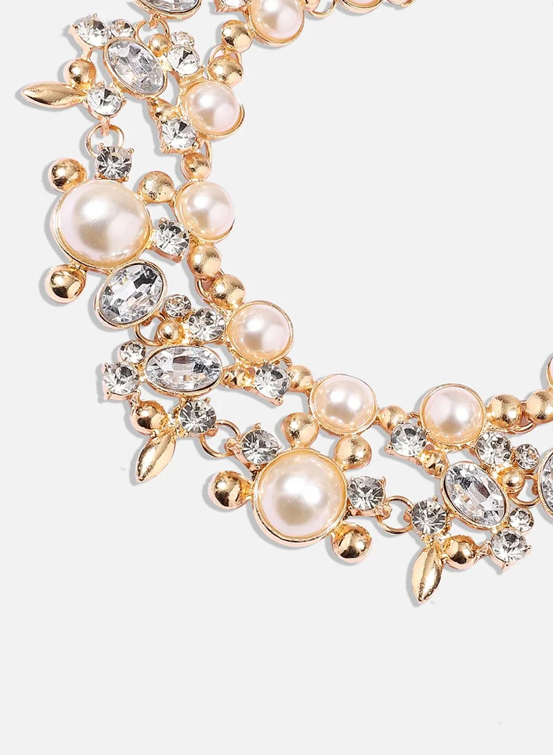 SOHI Contemporary Choker Artificial Necklace Jewellery