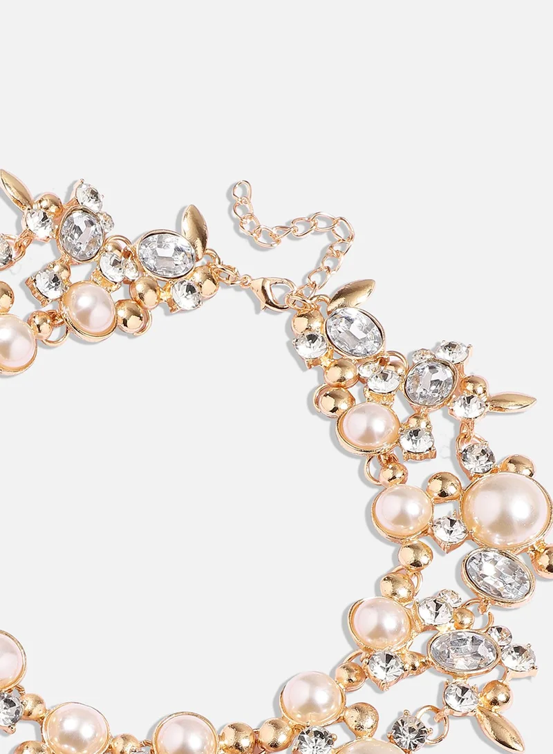 SOHI Contemporary Choker Artificial Necklace Jewellery