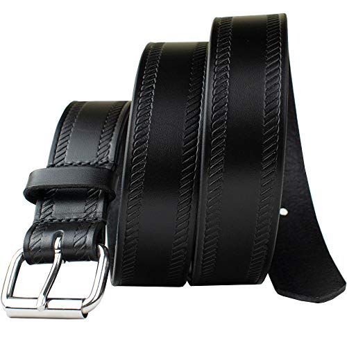 Nickel Smart Black Rope Belt - 40" - Image 1