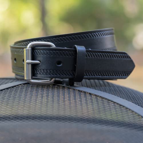 Nickel Smart Black Rope Belt - 40" - Image 3
