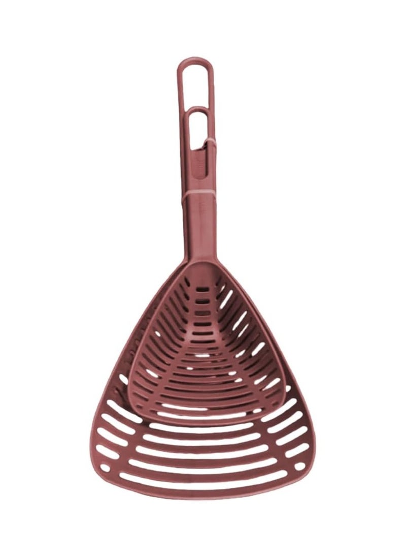 Generic - Plastic Draining Scoop Set 2 Pieces Assorted Color, May Vary - Image 1
