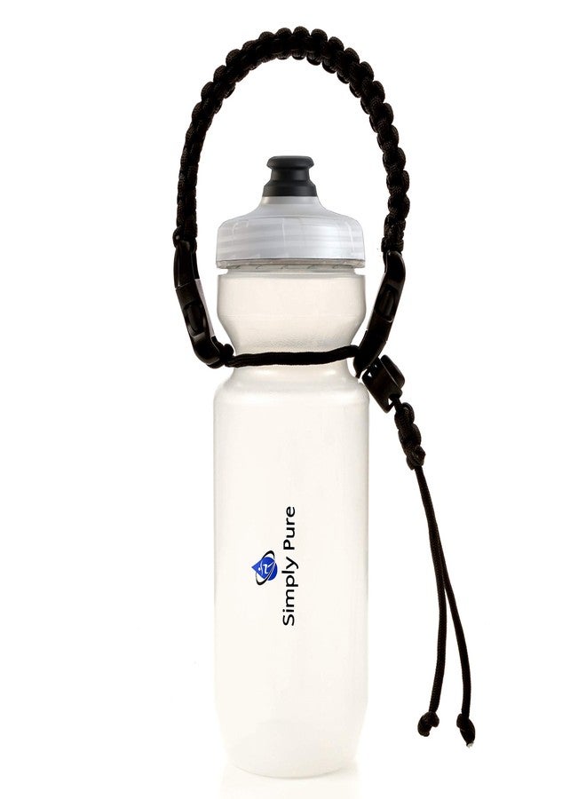 Simply Pure Hydration Simply Pure Purist 22 Oz BPA-Free, Sport & Bike Squeeze Water Bottle by Specialized Bikes (Fixy Cap) - Clear - Image 4