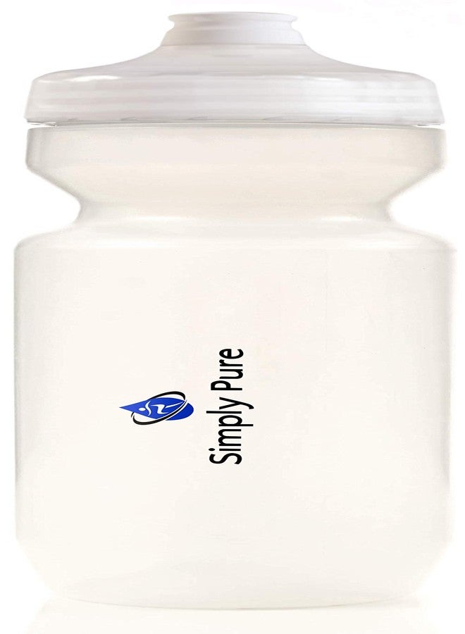 Simply Pure Hydration Simply Pure Purist 22 Oz BPA-Free, Sport & Bike Squeeze Water Bottle by Specialized Bikes (Fixy Cap) - Clear - Image 1