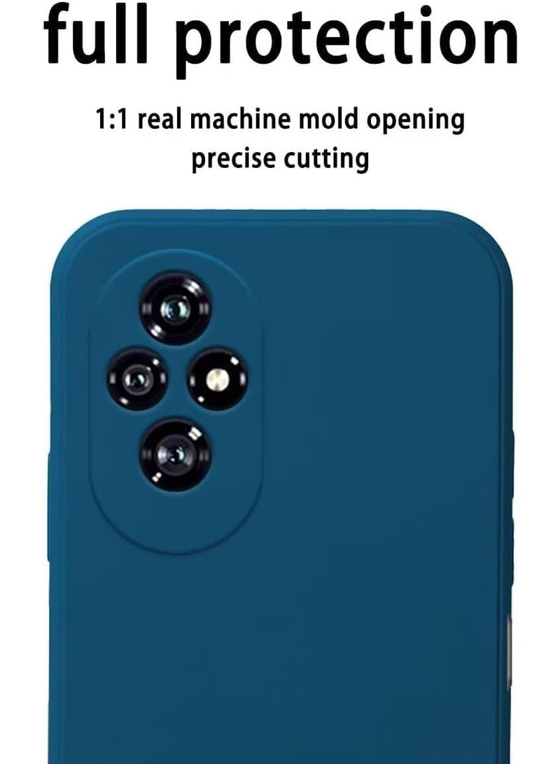 Lion Store Honor 200 5G Phone Case (6.7 inches), TPU Silicone Case for Leather Protection. The phone case is made of soft and comfortable silicone, very lightweight, and can retain the original shape of the HONOR 200 5G phone. (Blue) - Image 2