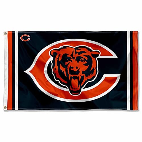 WinCraft Chicago Bears Logos Flag and Banner - Image 1