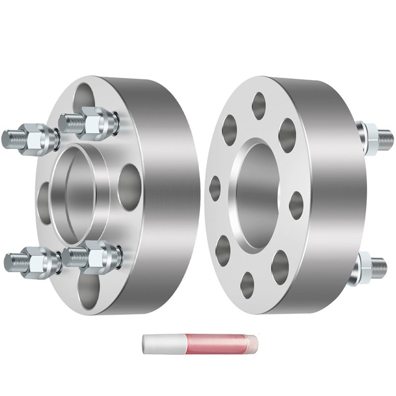 SCITOO 15 بوصة 4X45 فواصل العجلات المركزية 4x1143mm إلى 4x1143mm 661mm ثقوب المسامير 12x125 4 فواصل العجلات تناسب G20 لمجموعة M30 فواصل العجلات 200SX فواصل العجلات 38mm 2 قطع