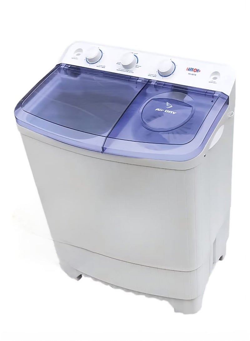 Arrow 12 KG Twin Tub Semi-Automatic Washing Machine, 7 KG Spin Capacity, 480W Washing Power, 15-Minute Washer Timer, White Color | Model No: RO-12TTB  - Image 2