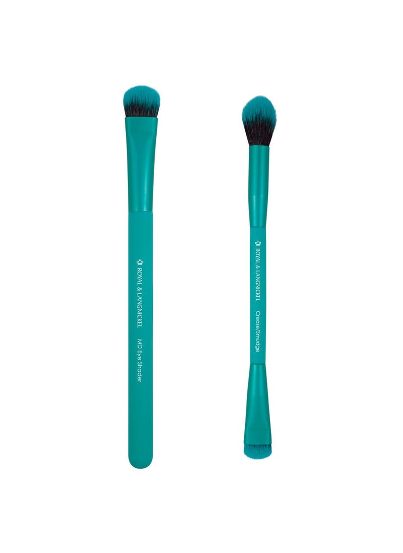 Royal & Langnickel MODA EZGlam Duo Smoky Eye Makeup Brush Kit 