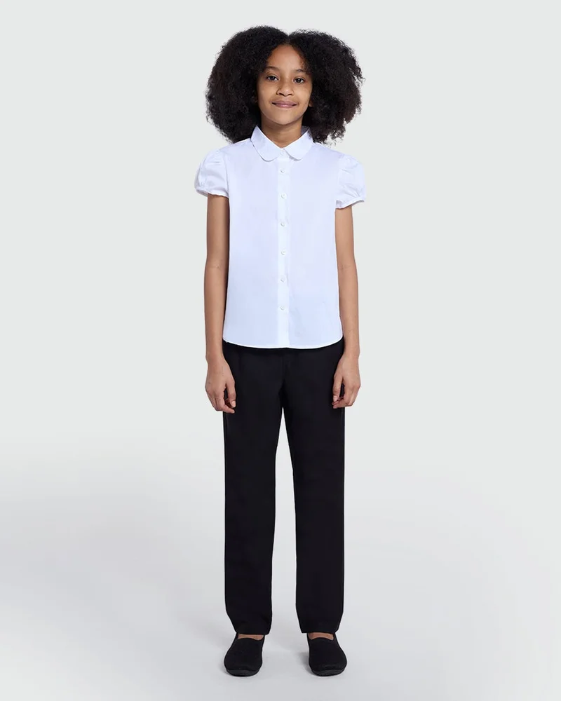 Ovs Girls’ Short Sleeve Shirt In Bright White