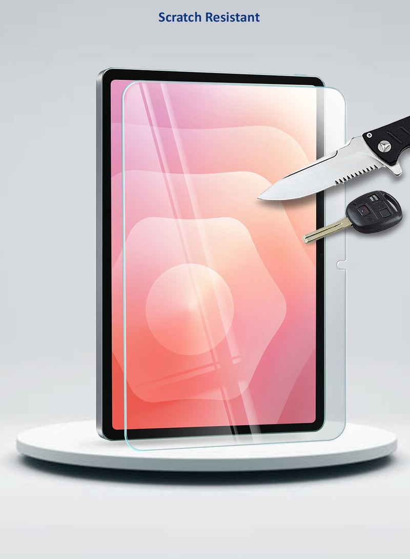 دبليو تيك واقي شاشة زجاجي مقسى كامل التغطية بجوانب منحنية للجهاز اللوحي سامسونج جالكسي تاب S11 5G 2025 (11.0 بوصة) من سلسلة ووتك بريميوم - شفاف - Image 5
