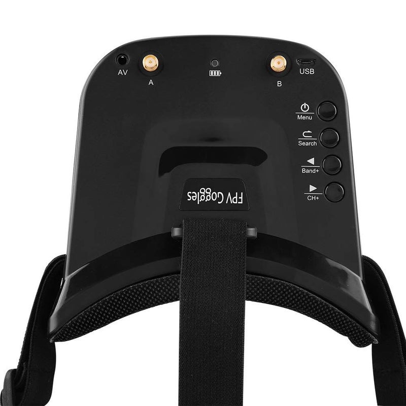 نظارات FPV مصغرة 5.8 جيجاهرتز 40 قناة شاشة 3 بوصة 480x320 بطارية مدمجة 3.7 فولت 1200 مللي أمبير - Image 3