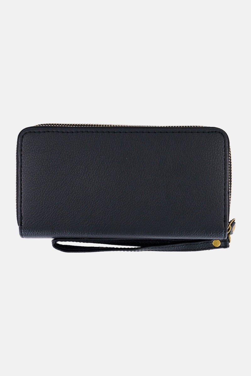WHITE MOUNTAIN Women Brand Logo Wallet, Black - Image 2