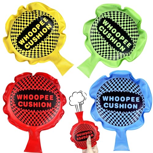 PPXMEEUDC 12 PCS 4 Inch Whoopee Cushions Toy SelfInflating Whoopee Cushion Fart Bags Prank for Novelty Party Favors - Image 5