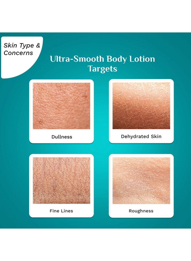 بيلجريم لوشن بيلجريم للجسم فائق النعومة بخلاصة العنب الأحمر الفرنسي وحمض الهيالورونيك، ٤٠٠ مل | ترطيب يدوم ٤٨ ساعة | لوشن للجسم للبشرة الجافة | لوشن للجسم للشتاء | غني بزبدة الشيا | مناسب لجميع أنواع البشرة - Image 3