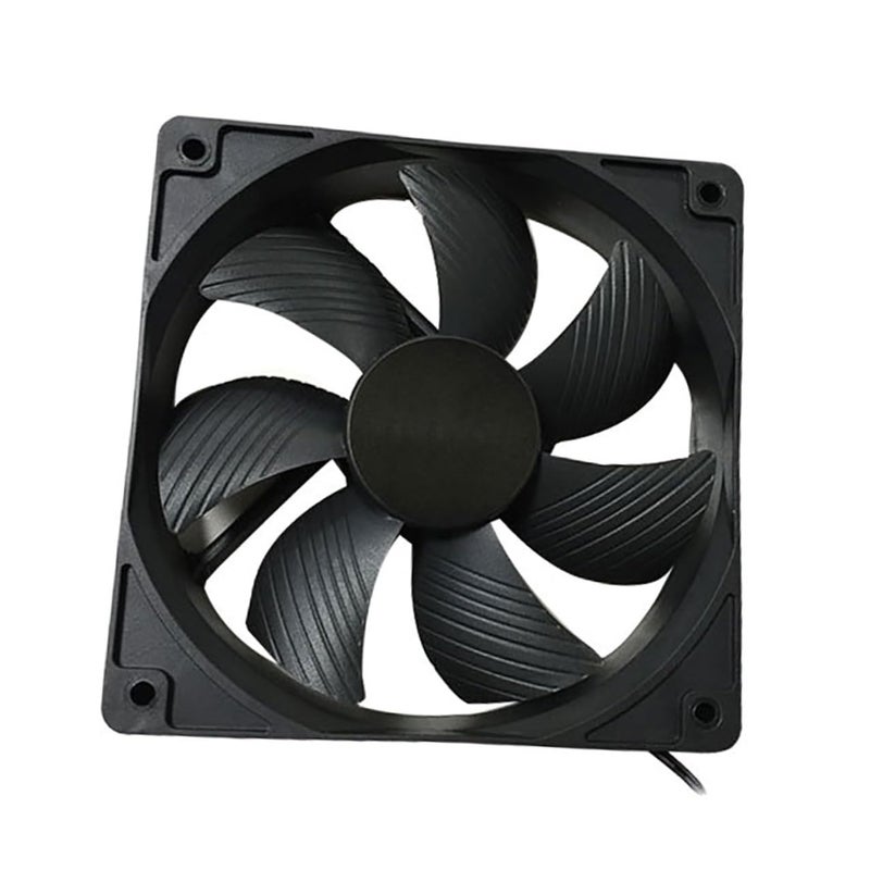 120mm Dual Ball Bearing Server Fan High Airflow Cooling for Rackmount Chassis CPU Cooler Desktop Workstation Case - Image 2