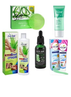 Hand and foot cream with aloe vera extract, hair removal cream, aloe vera skin serum, aloe vera moisturizing gel from Laikou