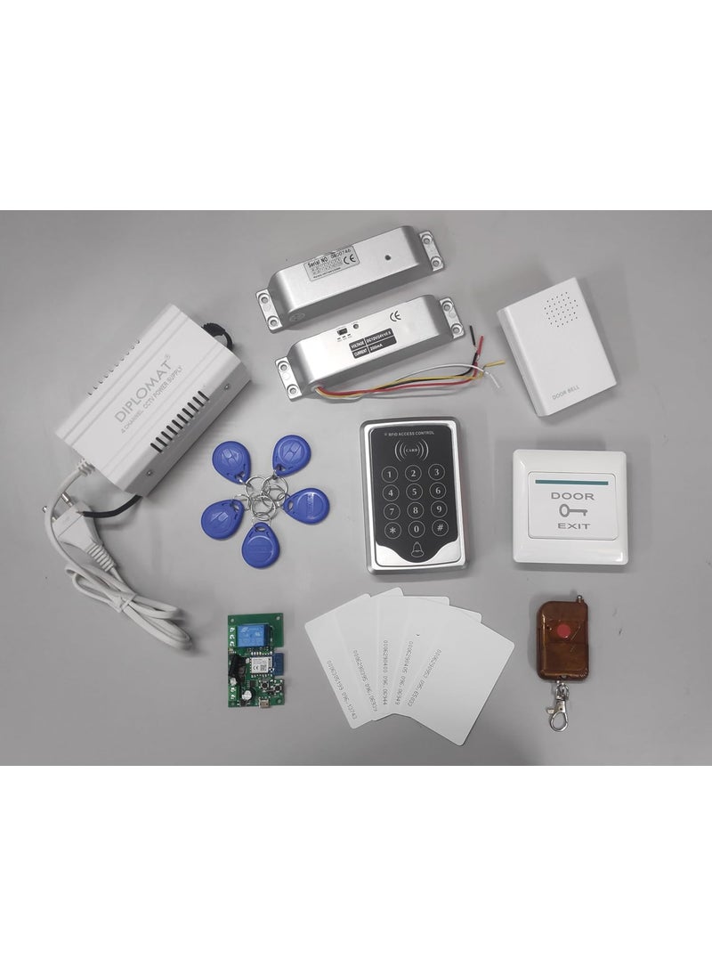 NAVKAR SYSTEMS NAVKAR SYSTEMS Card Access Control Suraface Mount Bolt Lock with Wifi Receiver  - Image 1