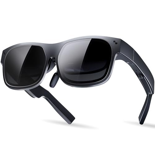 FANGOR AR Glasses, Smart Glasses with Massive 201 Inch Micro OLED Virtual Theater, 1080P, 3D Movie, 50° FOV, 400 nits Brightness, Support Stream, Game and Work on PC/Android/iOS/Consoles/Cloud - Image 1