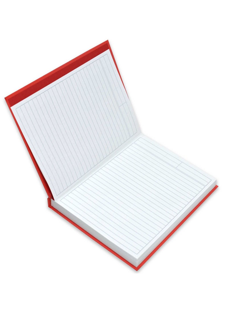 FIS Pack of 5  Hard Cover Notebook 9X7 Inches (22.86 X 20.32 CM) Single Line,With Border,200 Sheets-Assorted Color -FSNB97200NASST - Image 3