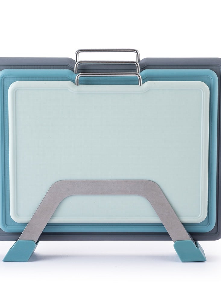 Multi Function Cutting Board Set with Storage Stand - Image 2