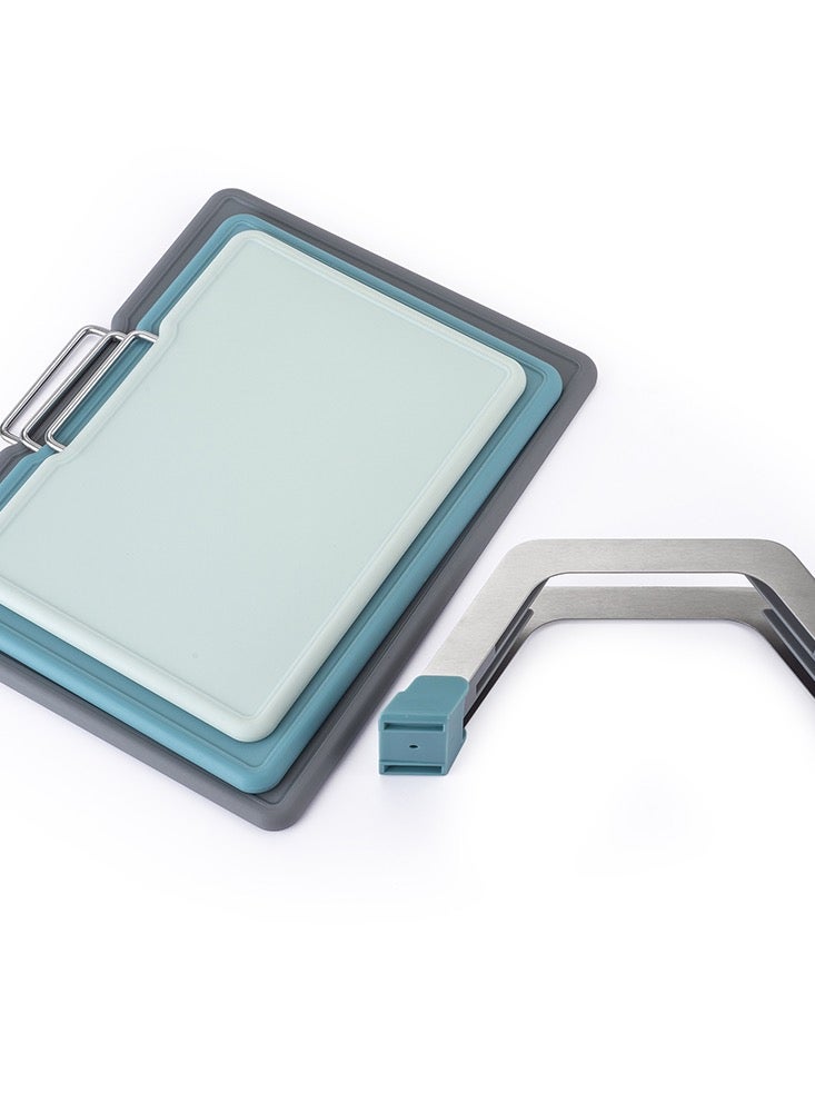 Multi Function Cutting Board Set with Storage Stand - Image 3