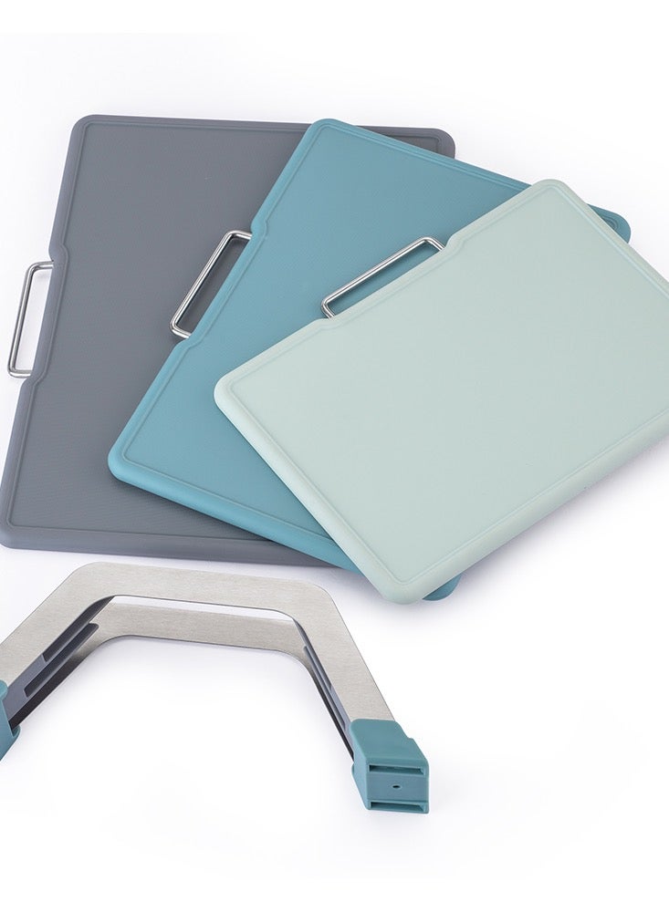Multi Function Cutting Board Set with Storage Stand - Image 5