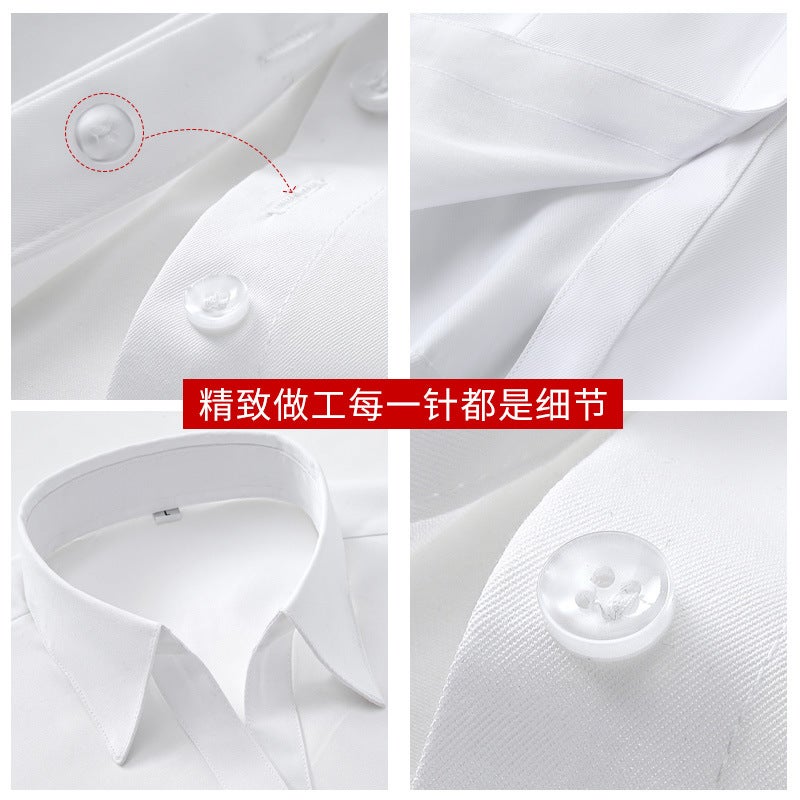 White Shirt Women'S Long Sleeve New Professional Dress Shirt Elegant Korean Style Work Clothes Slim Fit Inner Top - Image 5