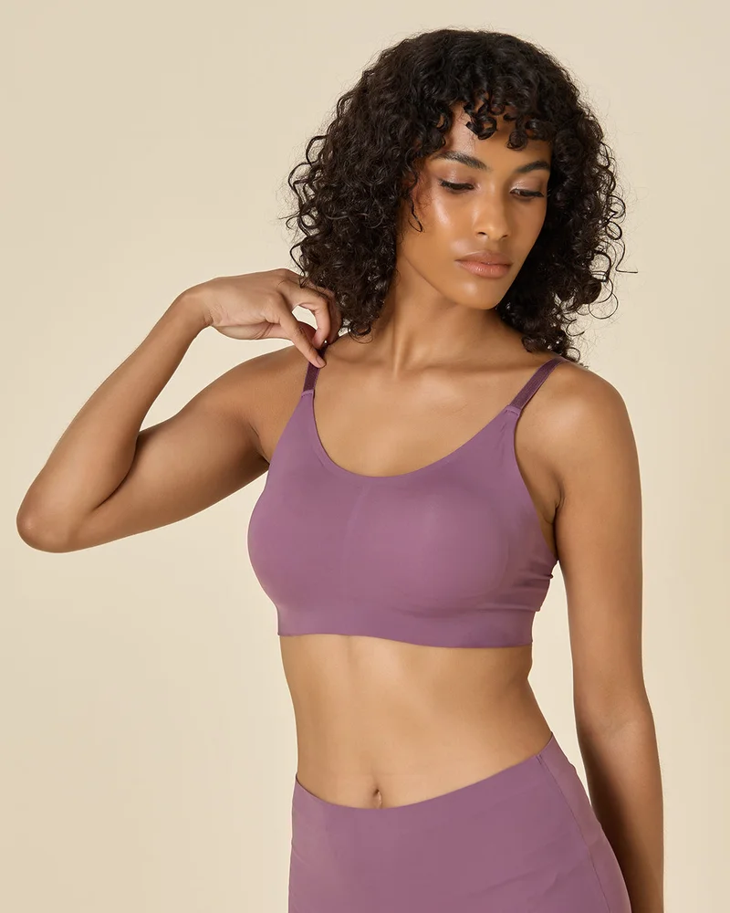 ردتاغ طقم حمالات صدر مايكروفايبر متنوعة Bonded Comfort للنساء (3 قطع)