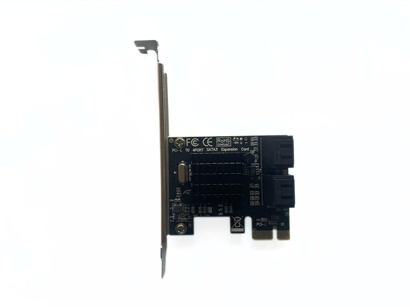 PCIe SATA Card,PCI Express to SATA Expansion Card,6Gbps PCI-E (1x 4X 8X 16x) SATA 3.0 Controller Card,Support SSD and HDD (PCIe to 4Port Sata) - Image 3