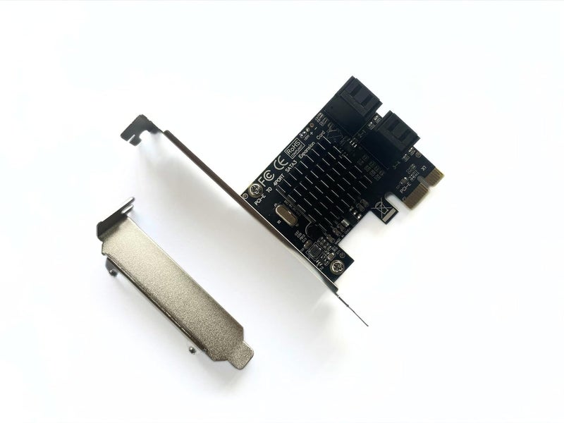 PCIe SATA Card,PCI Express to SATA Expansion Card,6Gbps PCI-E (1x 4X 8X 16x) SATA 3.0 Controller Card,Support SSD and HDD (PCIe to 4Port Sata) - Image 2