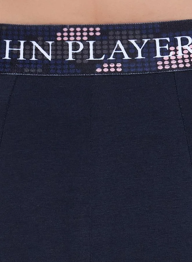 John Players John Player Pack of 2 - Solid Trunk with Sublimation Waistband