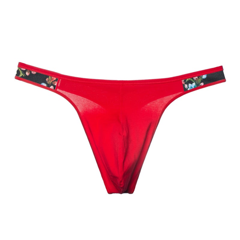 Mens Sporty Thong Cotton Underwear Comfort Fit T-Pants Rosa  - Image 1