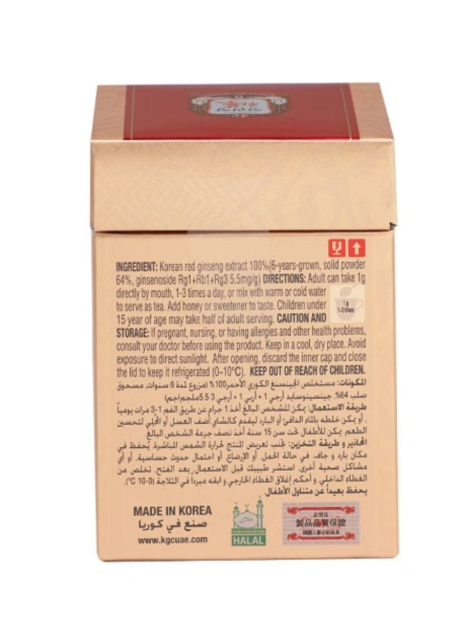 تشونغ كوان جانغ مستخلص الجينسنغ الأحمر الكوري ١٠٠٪ من تشيونغ كوان جانج، ٥٠ غرام - يعزز الطاقة والقدرة على التحمل والمناعة والتركيز بشكل طبيعي - Image 2