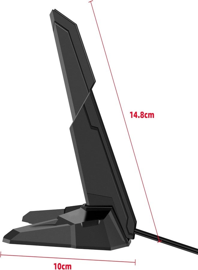 هوائي ثلاثي النطاق عالي الأداء بتقنية WiFi 6E و WiFi 7 مع موصل RP-SMA للوحات الأم MSI MAG B550/ B550M-VC/ B550M PRO-VDH/MAG B650/ PRO B650M-A/ B760/ PRO B760-P/MAG B760M/ Z790/ PRO Z790-A MAX للألعاب - Image 3