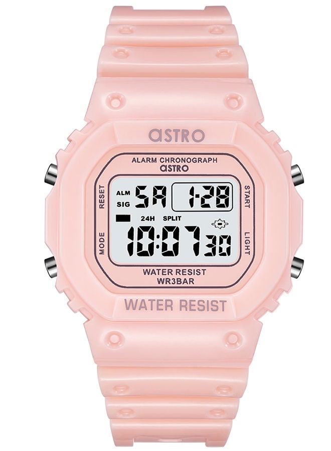 ASTRO Kids Unisex Digital Square Polyurethane Wrist Watch A21807-PPFF - Image 1