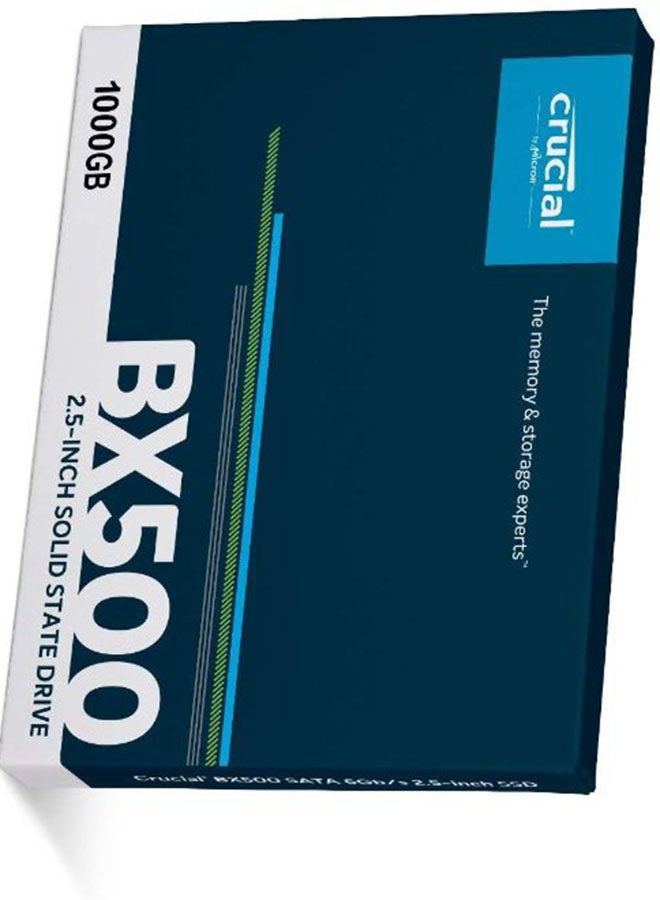 كروشيال BX500 SATA 2.5 بوصة SSD داخلي، سعة 1 تيرابايت، قراءة تسلسلية 540 ميجا بايت/ثانية، كتابة تسلسلية 500 ميجا بايت/ثانية، قدرة تحمل 360 تيرابايت TBW SSD، أسود | CT1000BX500SSD1 - Image 5