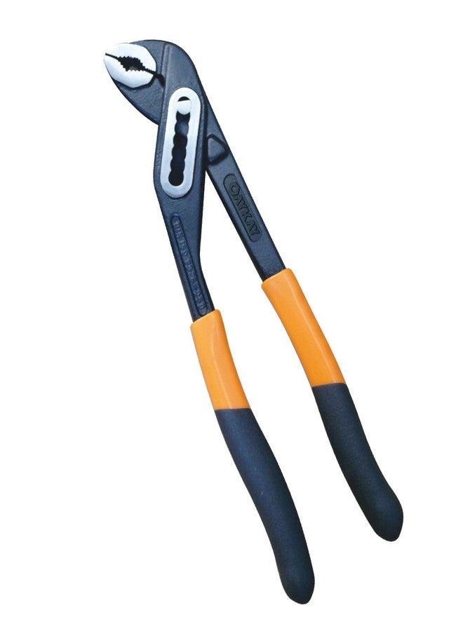 OAYKAY TOOLS مجموعة أدوات يدوية من OAYKAY TOOLS 211 مكونة من 3 قطع، تتضمن مفتاح ربط أنابيب 10 بوصة، كماشة مضخة مياه 10 بوصة، ومفتاح ربط قابل للتعديل 8 بوصة. - Image 3