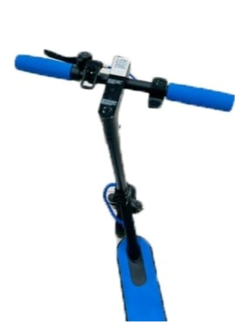 Winner Sky Electric Scooter Speed 35 KM Front Side Suspension Motor 350W with Bluetooth Off Road Tyre and Light Blue  - Image 4