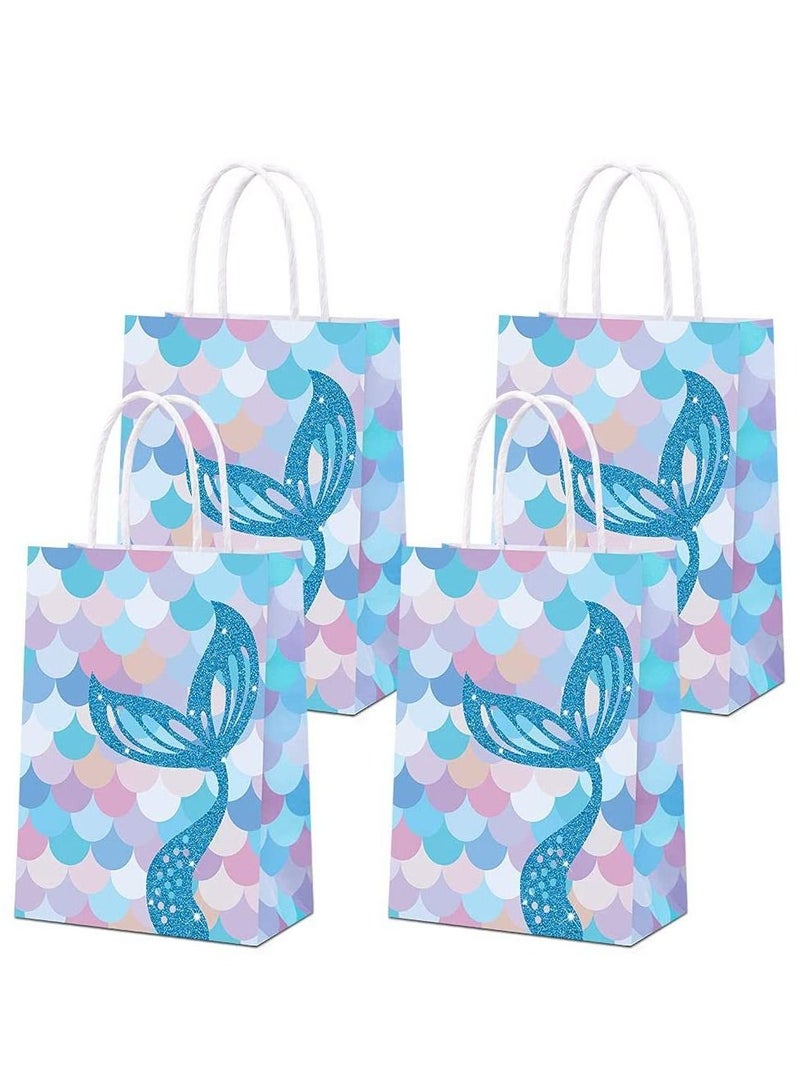 20pcs Mermaid Party Goodie Bags Blue